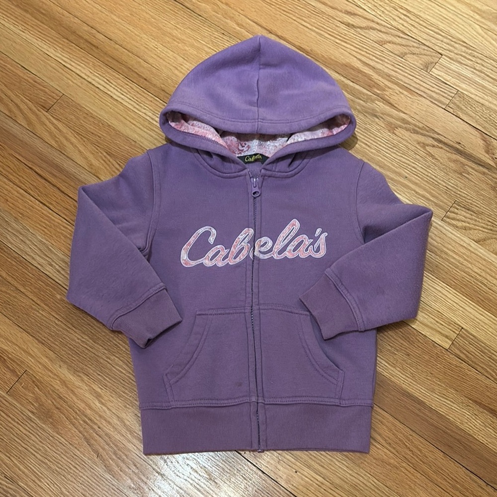 Cabela's Purple Kids Hoodie